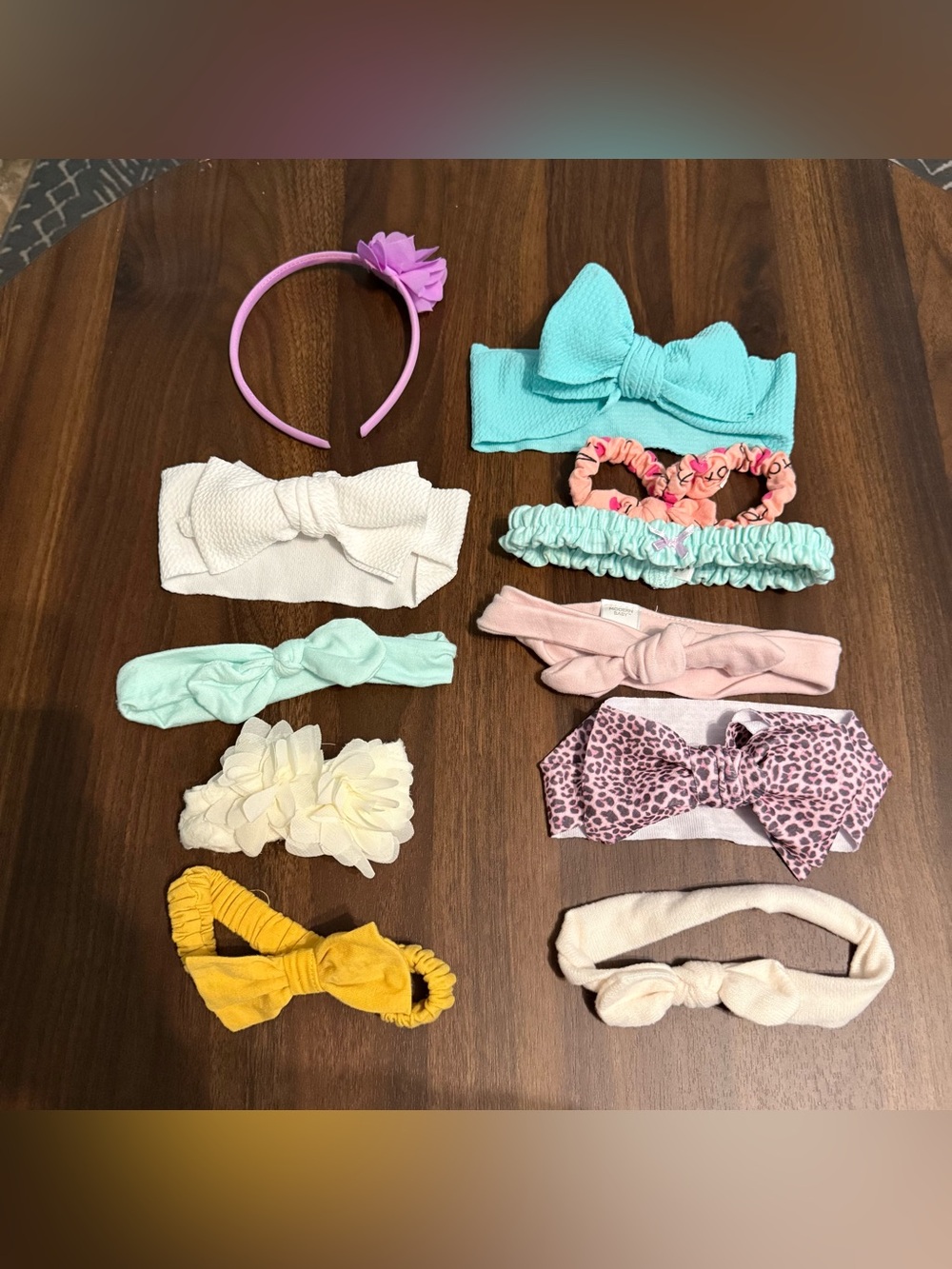 Baby girl headband bundle